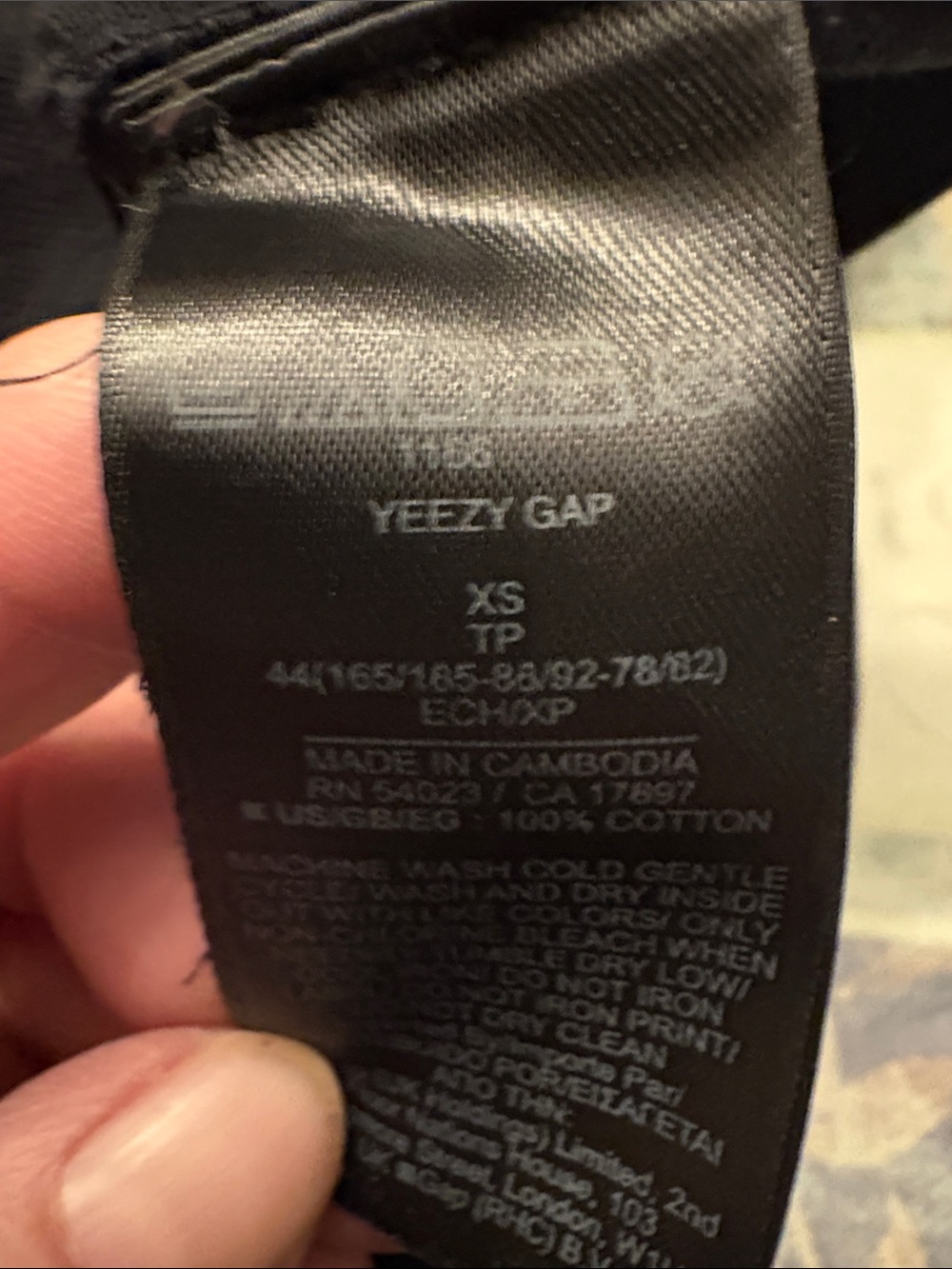Yeezy x GAP Engineered by Balenciaga 53 Dove 3/4 Sleeve Oversized Tee - Picture 9 of 10